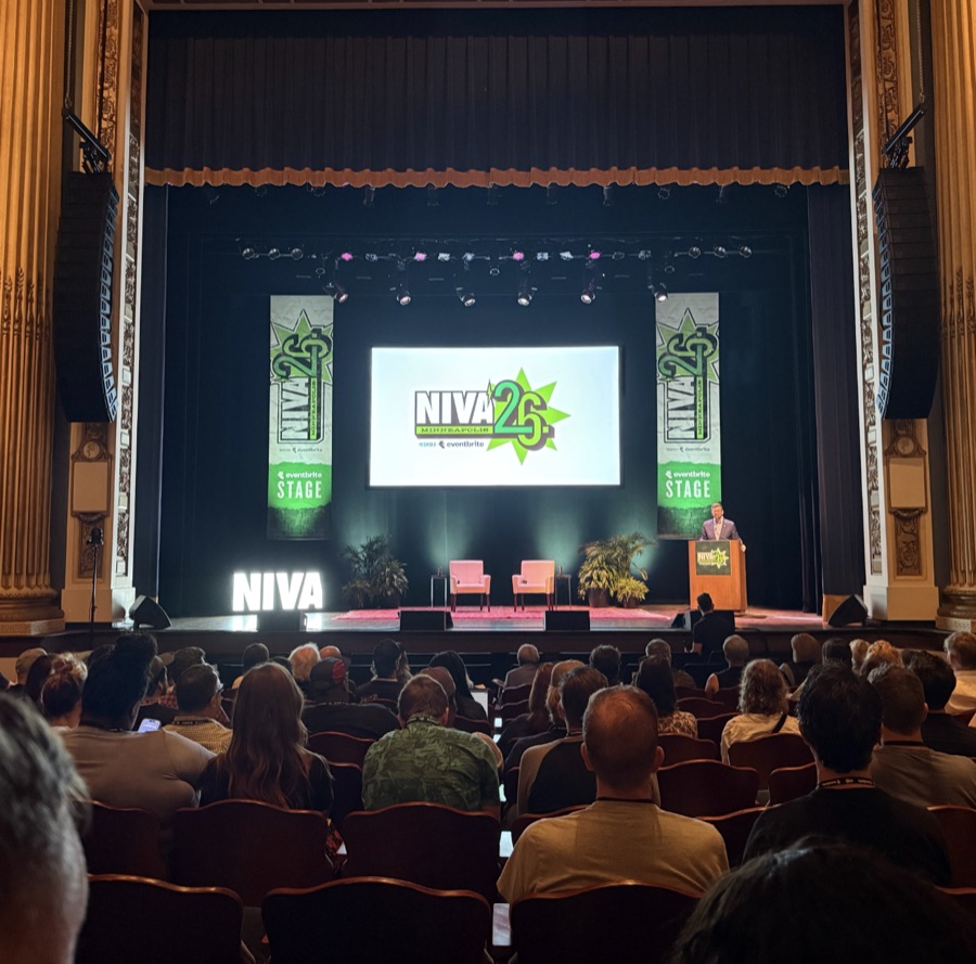 the NIVA '26 conference stage