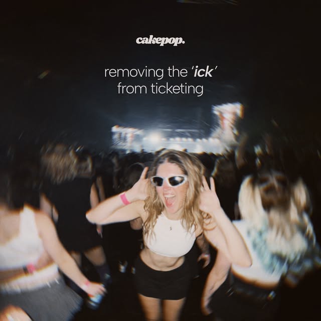 removing the 'ick' from ticketing — a fisheye crowd shot of a fan in sunglasses at a night show
